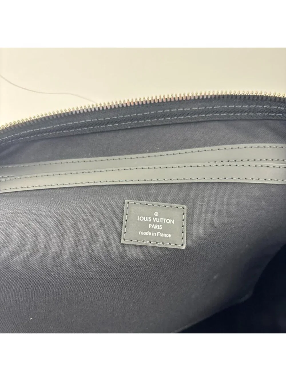 Louis Vuitton Damier Cobalt Keepall Bandouliere 45 Boston Bag